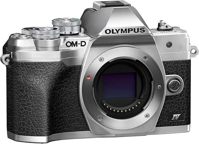 Olympus OM-D E-M10 Mark IV Aparat Bezlusterkowy, Matryca 20 MP, Srebrny | Stabilizacja 5-osiowa, wideo 4K, odchylany ekran LCD do selfie, Wi-Fi oraz Bluetooth, wizjer elektroniczny i szybki AF - obrazek 4