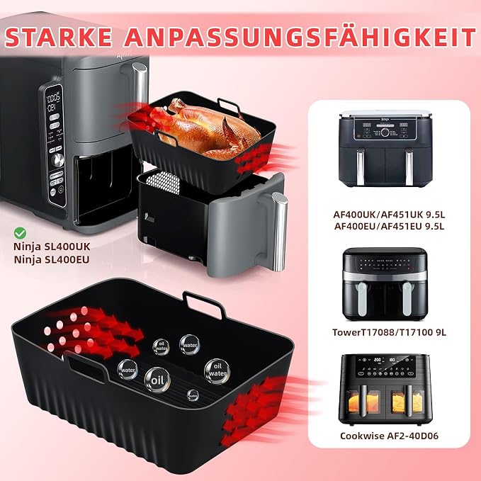 Ninja akcesoria do frytkownicy na gorące powietrze - obrazek 4