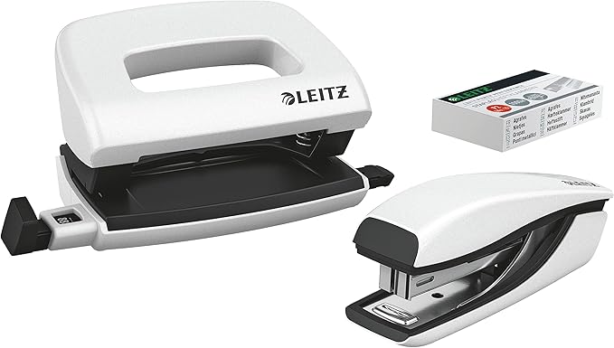Leitz Zestaw Zszywacz i Dziurkacz Metalowy Leitz NeXXt WOW