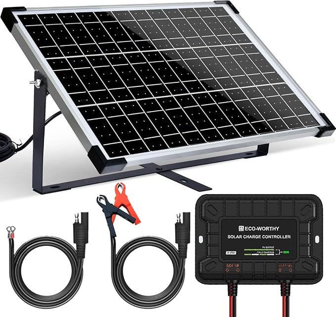 ECO-WORTHY Monokrystaliczny moduł solarny 25