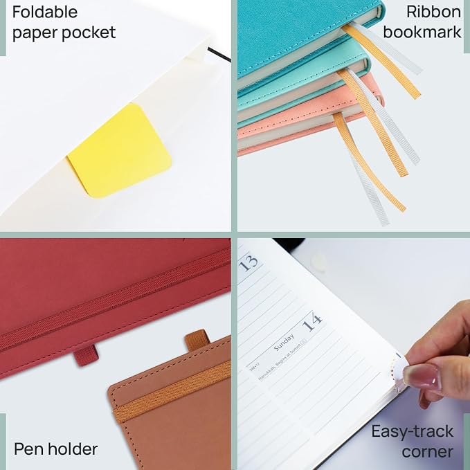 POPRUN Agenda Pocket 2026 2027 Semainier 16 - obrazek 7