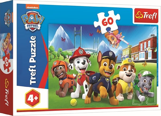 Trefl Puzzle 60 Elementów Psi Patrol na polanie