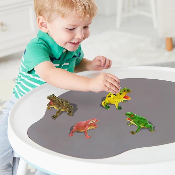 Realistyczna Żaba 4 Realistyczne Figurki Zwierząt Model - obrazek 5