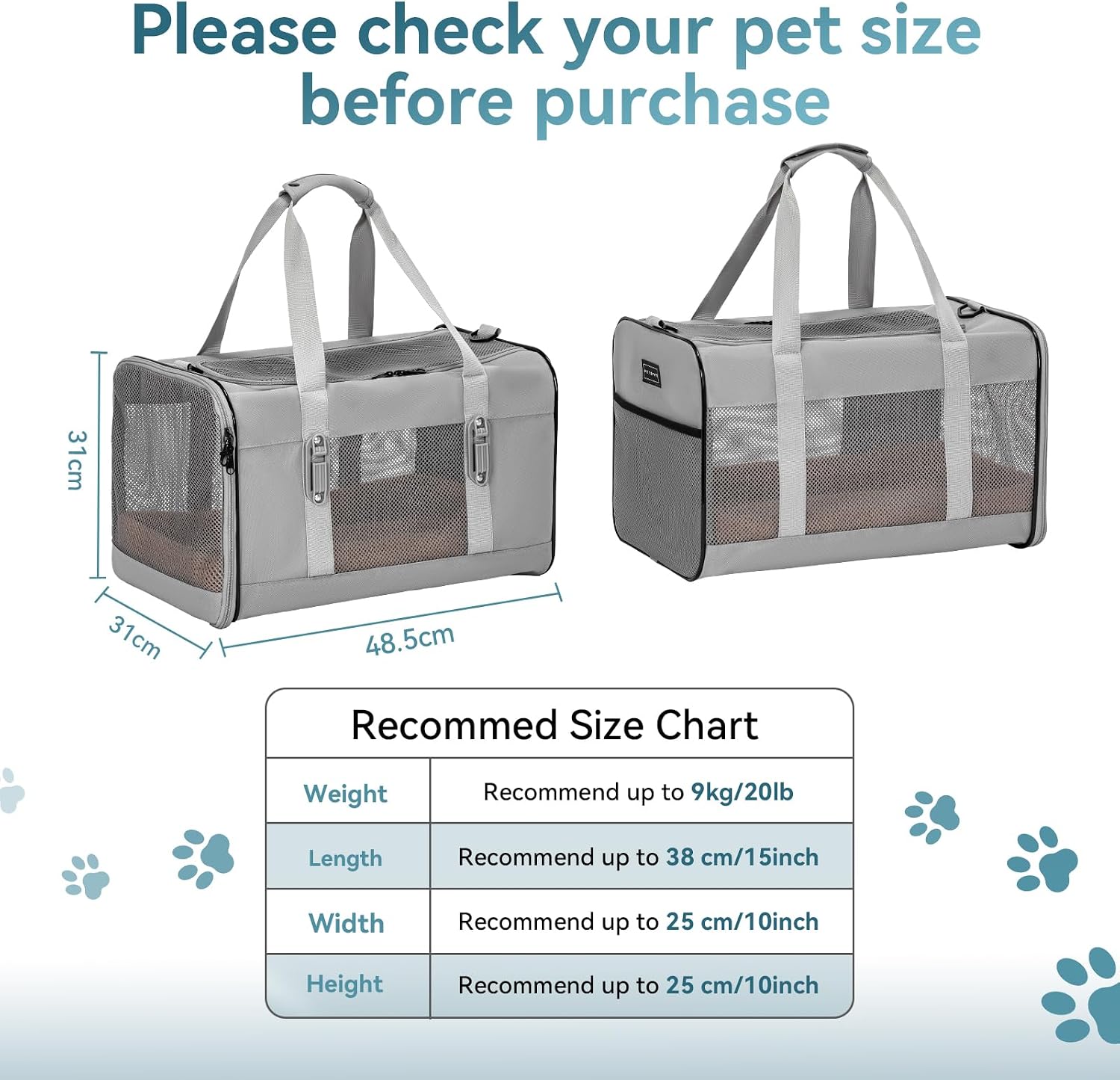 PETSFIT Transporter samochodowy dla dużego kota - obrazek 4