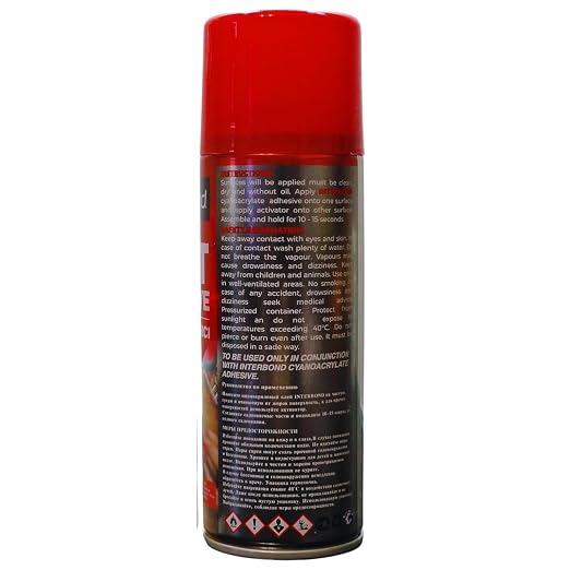 Aktywator spray do utwardzania 200 ml do kleju błyskawicznego - obrazek 2