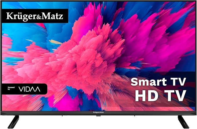 Kruger&Matz Telewizor 32" HD SmartTV Vidaa Dolby Digital DVB-T2/S2 H.265 Hevc