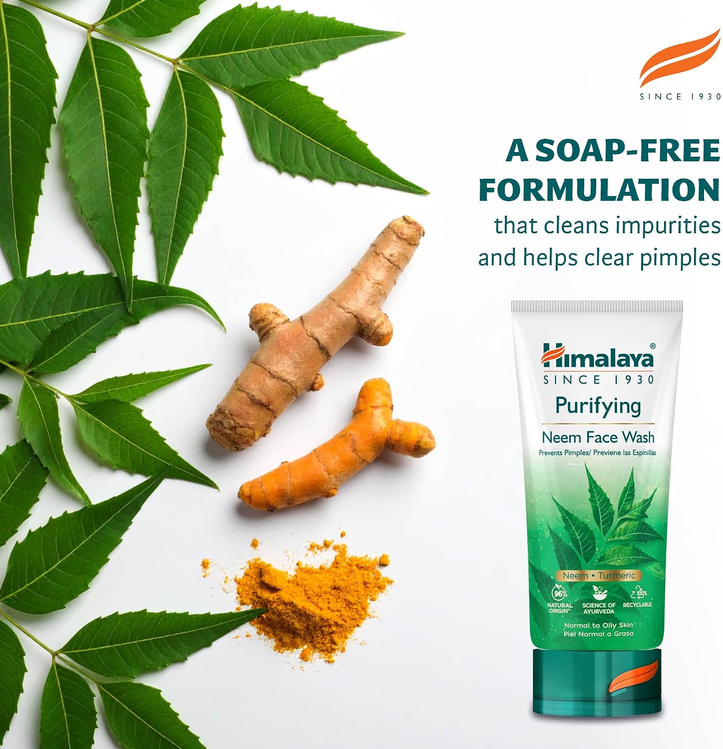 Himalaya Purifying Neem Face Wash with Neem & - obrazek 4