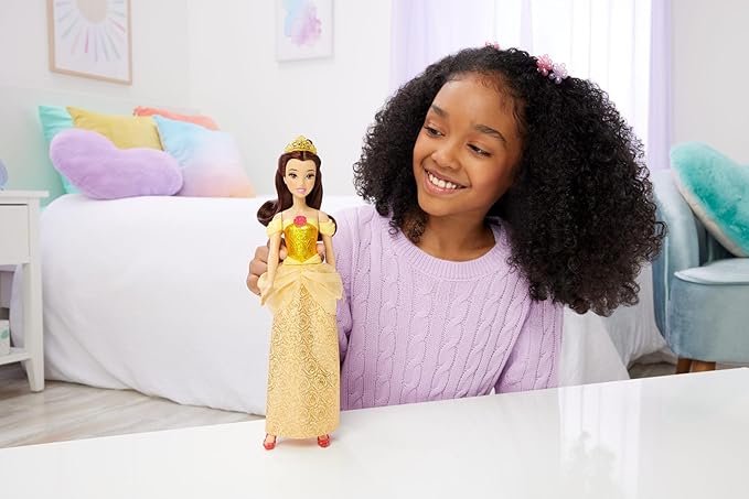 Mattel Disney Princess Bella lalka modowa w kultowej stylizacji - obrazek 3