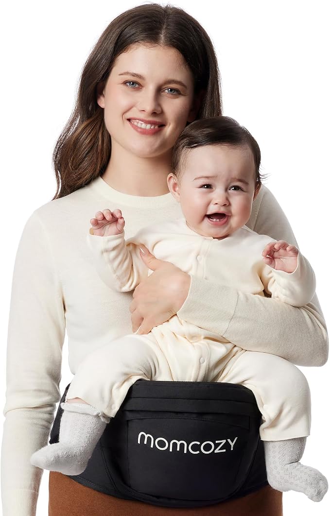 Momcozy Nosidełko na biodra dla niemowląt z certyfikatem CPC