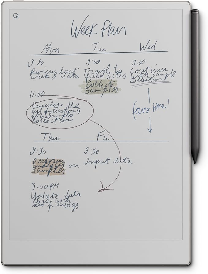 reMarkable Zestaw Essentials Paper Pro | Tablet E-Ink - Wyświetlacz Kolorowy 11,8" + Rysik Marker Plus ze Zintegrowaną Gumką