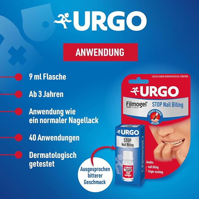 Urgo Stop obgryzania paznokci przezroczysty i gorzki smak lakieru - obrazek 4