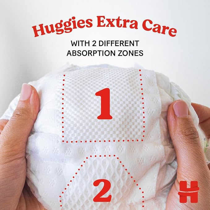 Huggies Extra Care Pieluchy Rozmiar - obrazek 4