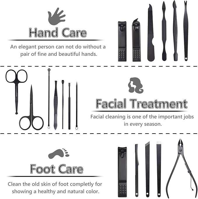 URAQT Profesjonalny zestaw do manicure - obrazek 3
