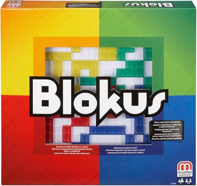 Mattel Games Blokus strategiczna gra planszowa dla rodzin