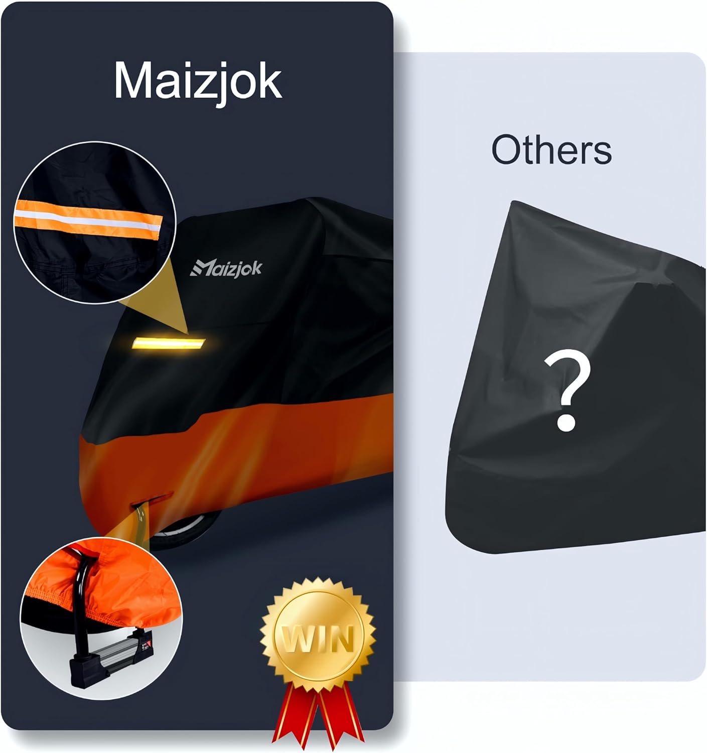 Maizjok Wodoodporny pokrowiec na motocykl - obrazek 5
