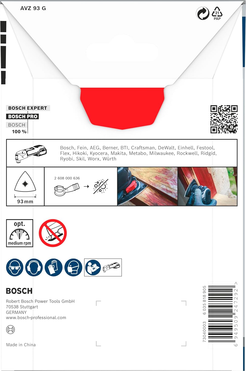 Bosch 1x Tarcza szlifierska PRO AVZ 93 G - obrazek 6