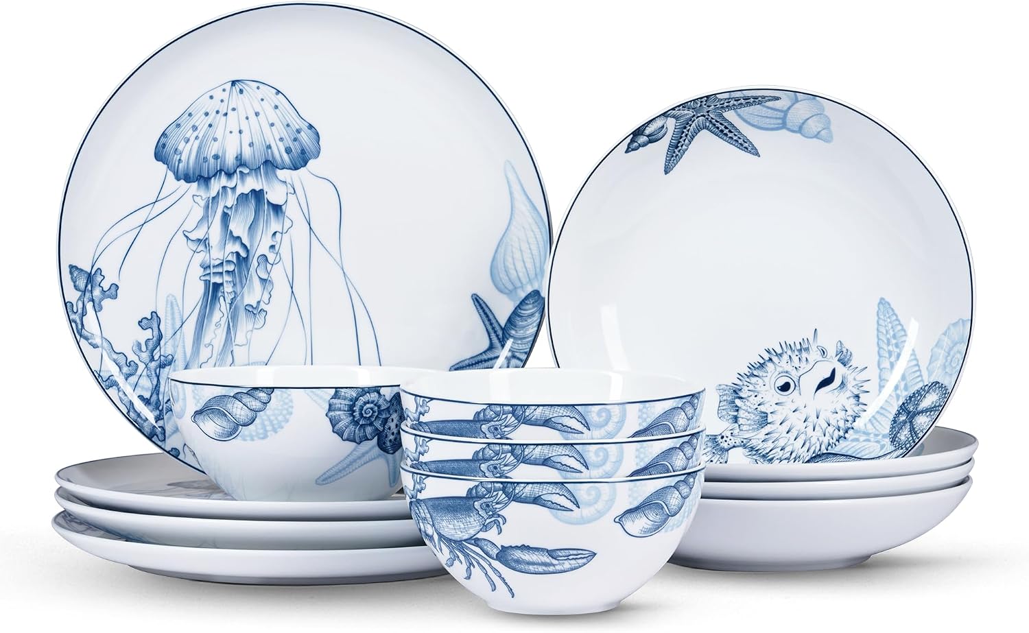 12 szt. porcelanowych zestawów zastawy stołowej - obrazek 2