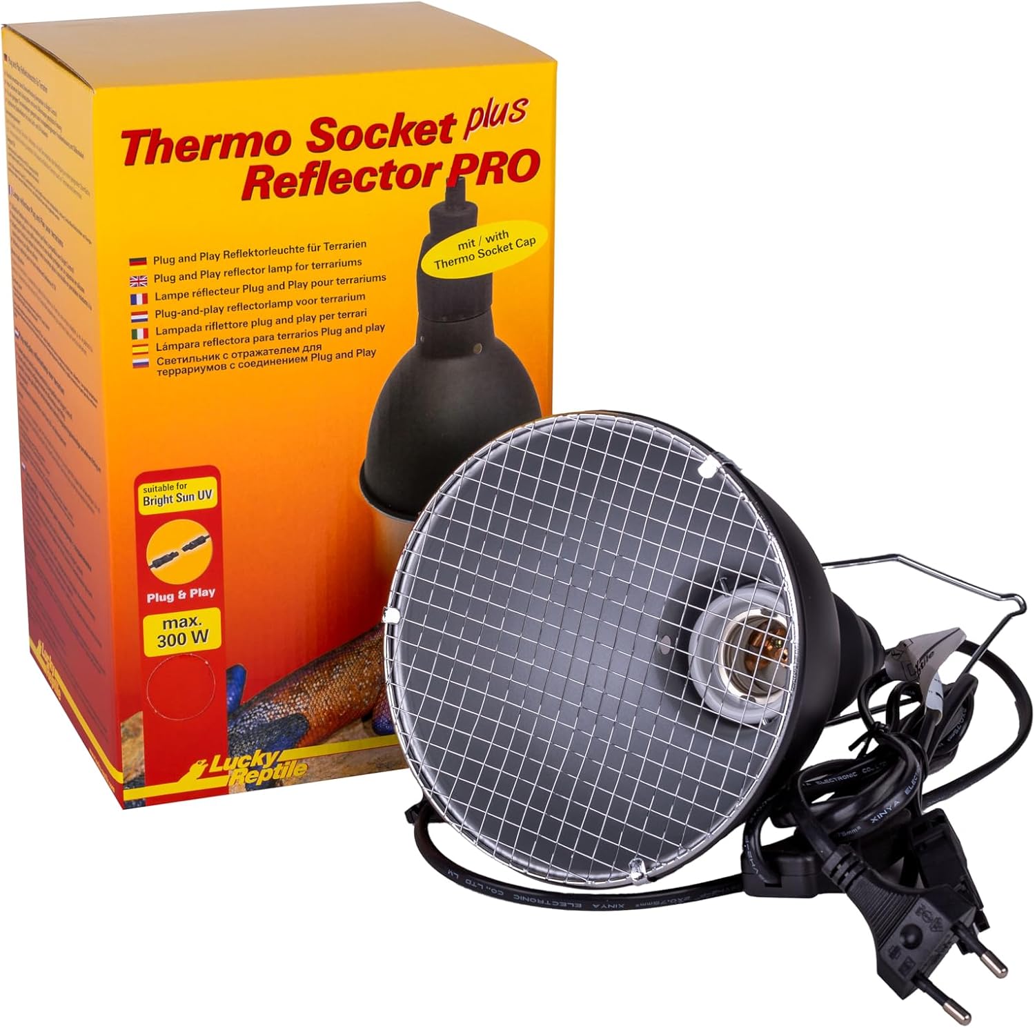 Lucky Reptile HTRP-1 Thermo Socket plus reflektor mały z połączeniem - obrazek 2