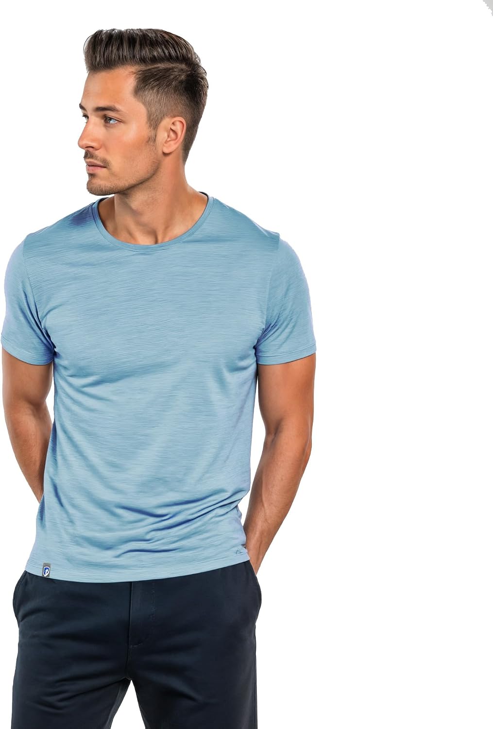 ALPIN LOACKER Coolmax Merino T-Shirt męski z krótkim rękawem 150 - obrazek 2