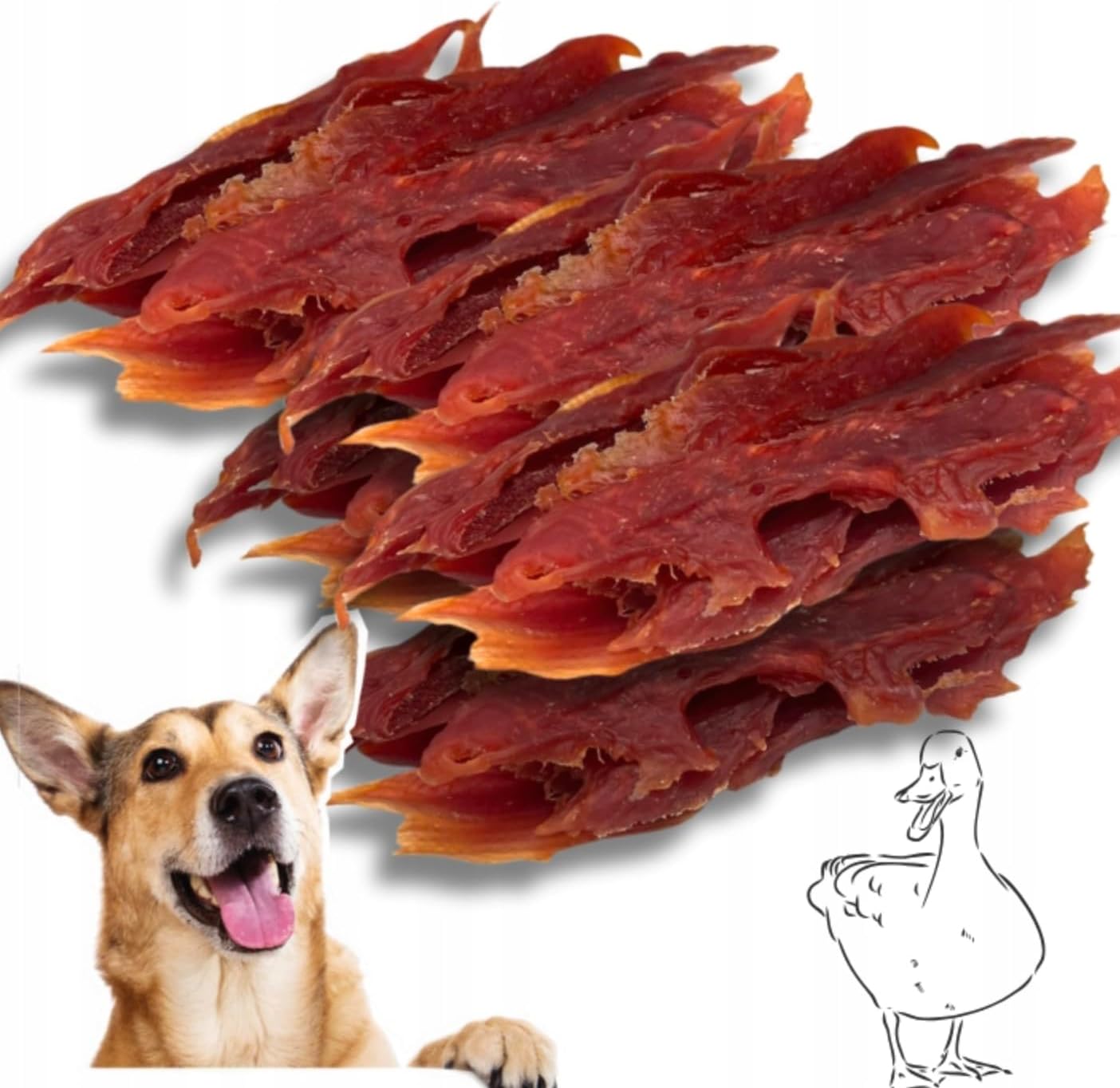 Przysmaki dla psów Soft Duck Jerky 500 - obrazek 2