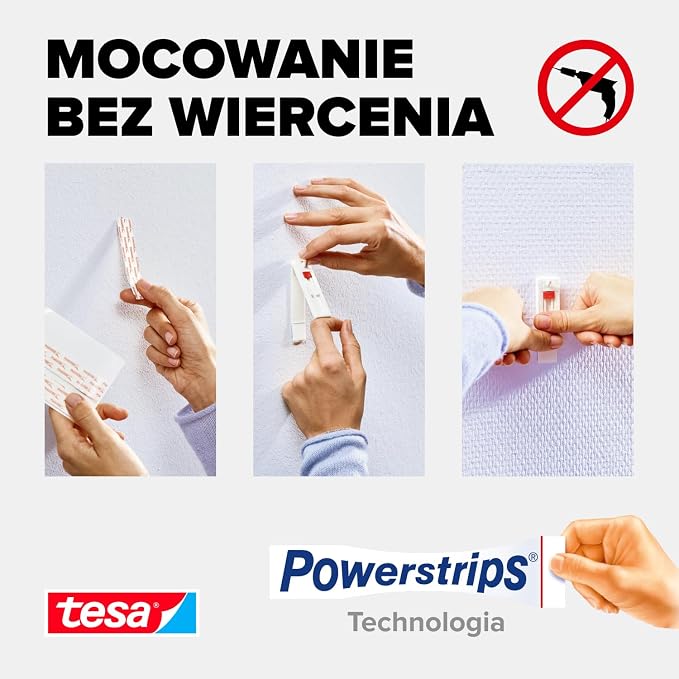 Tesa Powerstrips Gwóźdż Samoprzylepny - obrazek 5