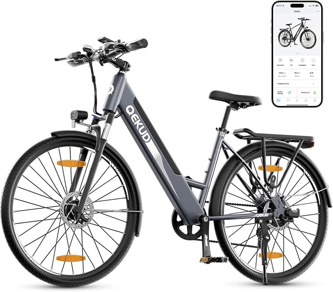 Rower elektryczny 26" i 27 5" e-City z akumulatorem litowo-jonowym