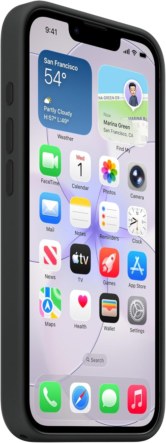 Apple Silikonowe etui z MagSafe do iPhone’a 17e – czarny - obrazek 5