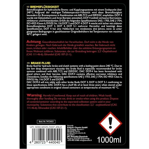 Exklusiv Chemie® Płyn hamulcowy DOT-4 - obrazek 7