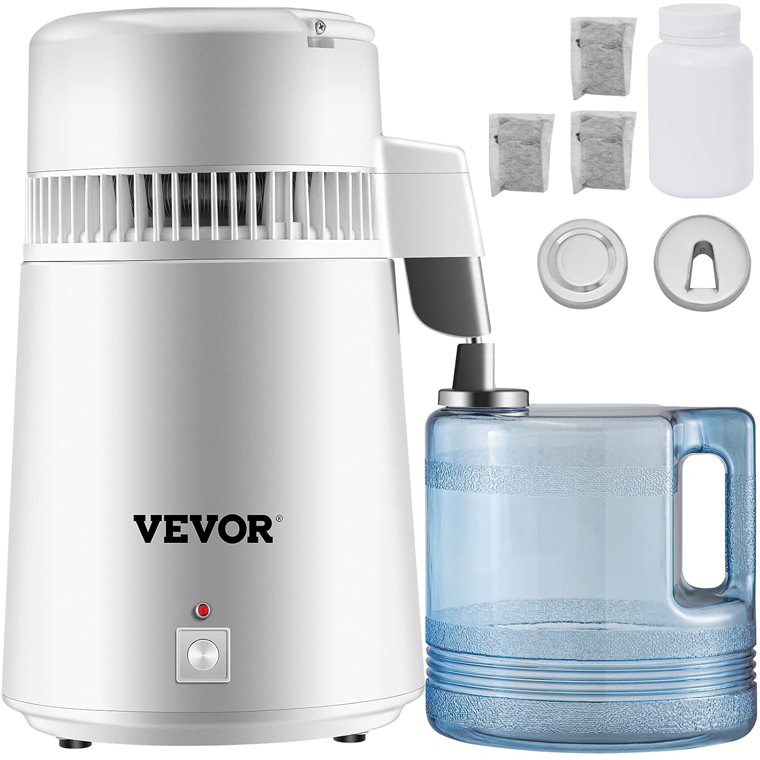 VEVOR Pure Water Distiller 4L Wewnętrzna Destylacja Wody ze Stali - obrazek 2