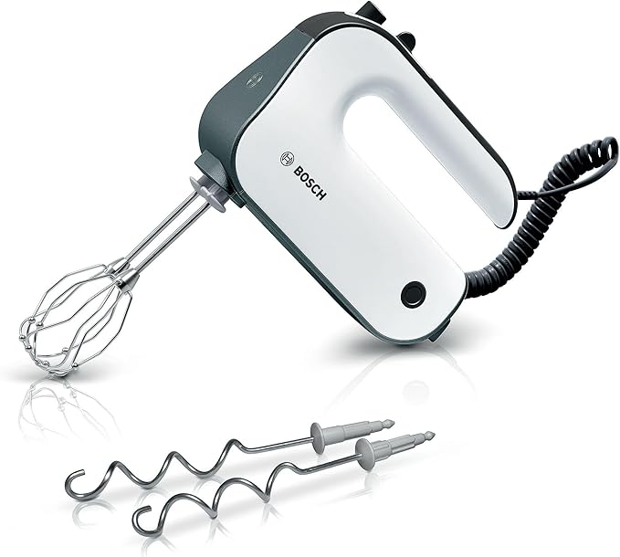 Bosch Mikser ręczny 850 W, MFQ49300, biały/ciemnosrebrny
