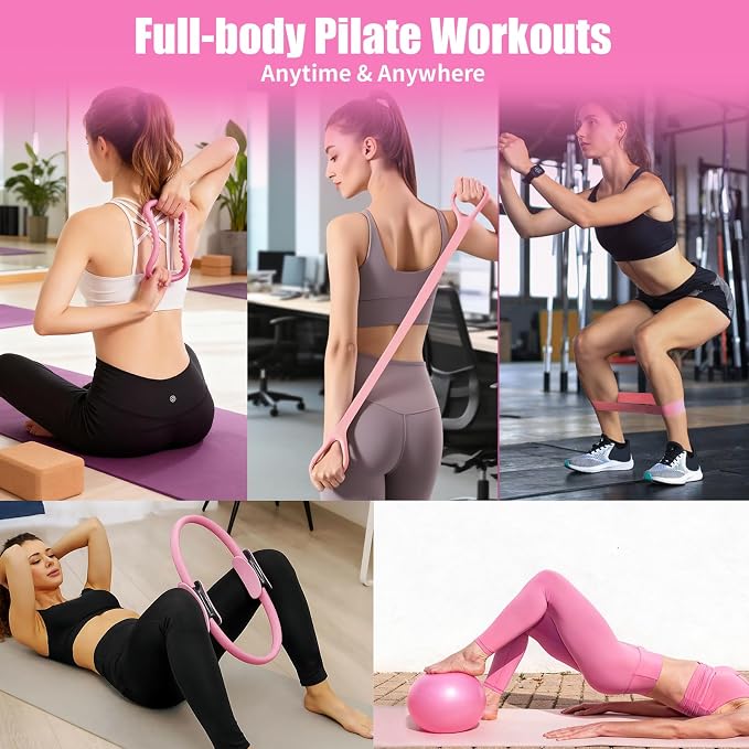 Zestaw pilates 13-częściowy zestaw do pilatesu dla kobiet - obrazek 2