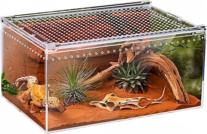 Magnetyczna skrzynka terrarium dla gadów MUYYIKA