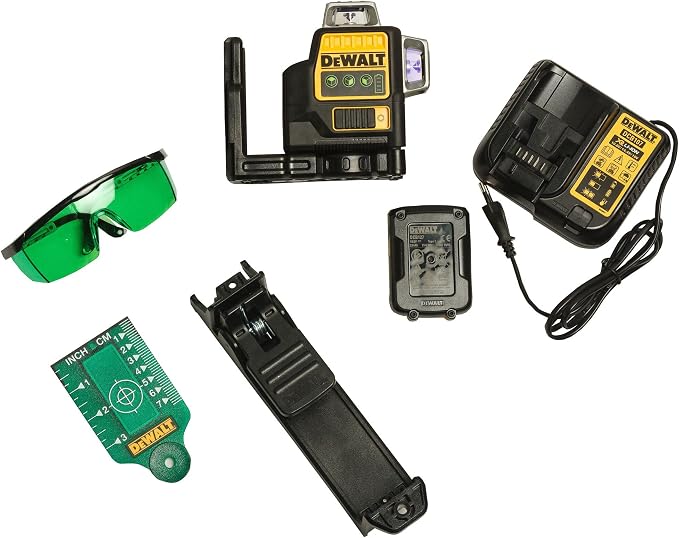 DEWALT, Laser liniowy 10,8V z zieloną wiązką, samopoziomujący, DCE089D1G - obrazek 5
