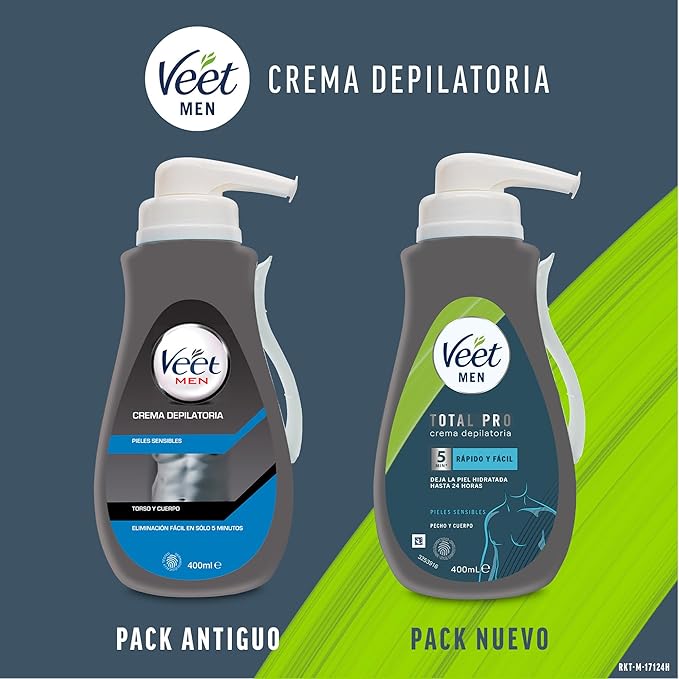 Veet Men 400ml Męski krem do depilacji z tyłu ramion i nóg - obrazek 6