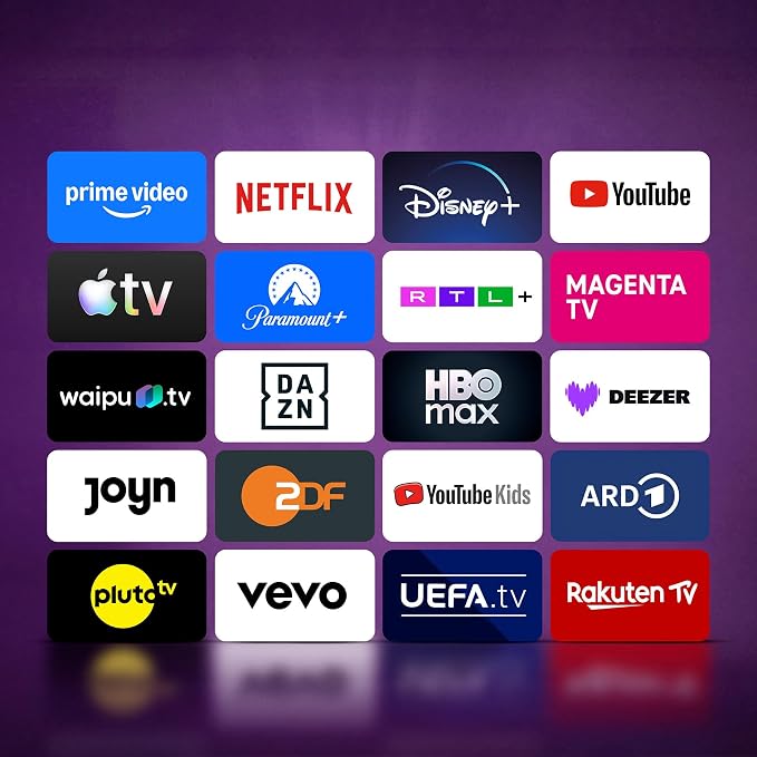 DYON Movie Smart 22 VX, 22", Full HD, Smart TV, potrójny tuner HD (DVB-C/-S2/-T2), App Store, Netflix, Prime Video, YouTube, DAZN, Disney+, waipu.tv, tryb hotelowy - obrazek 5