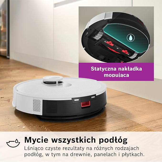 Bosch Spotless+ Robot sprzątający, BCRD1W, biały - obrazek 6