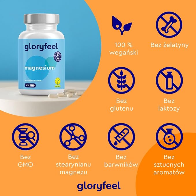 Magnez 400 kapsułek 760 mg w tym 400 mg magnezu pierwiastkowego - obrazek 2