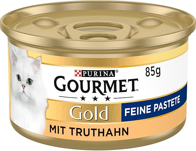 Gourmet Gold Karma dla Kotów, Indyk, 12 x 85 g | karma dla kota mokra