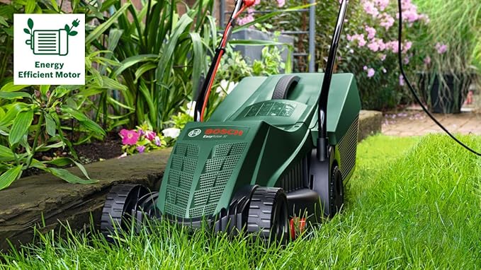 Bosch Kosiarka sieciowa EasyRotak 32-235 silnik 1 200 W, szerokość cięcia: 32 cm, zbiornik na trawę 31 l, do mniejszych ogrodów - obrazek 2