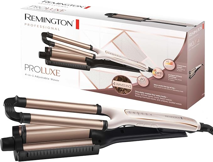 Remington falownica 4w1 inteligentna tech. OptiHeat utrwala fryzurę