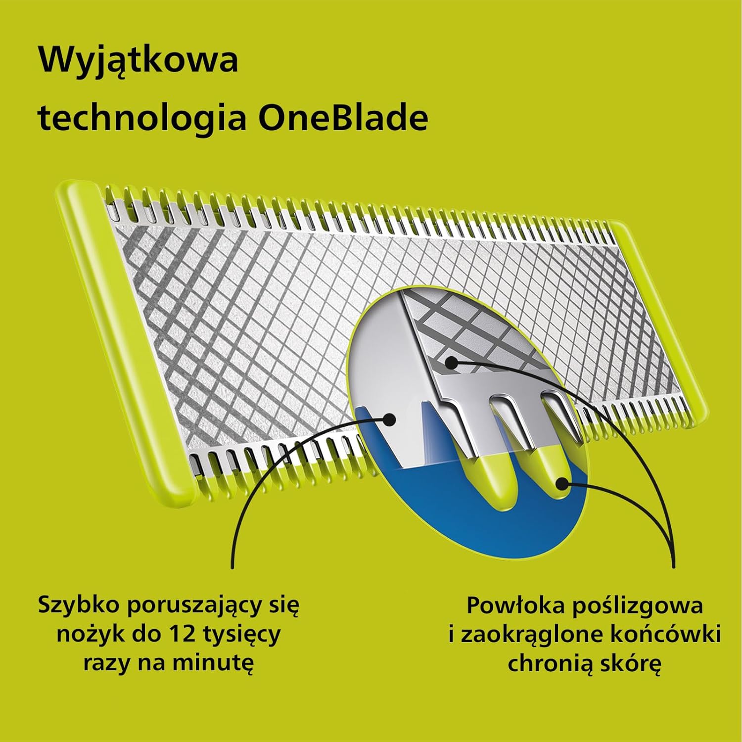 Autentyczny Golarka hybrydowa Philips OneBlade 360 Face - obrazek 5