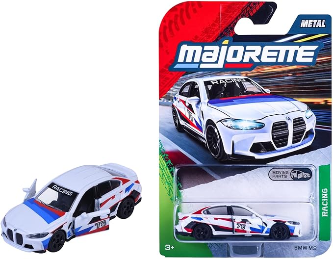 Majorette BMW M3 model samochodu z metalu z wolnym biegiem