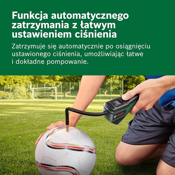 Bosch PNEO Akumulatorowa pompka pneumatyczna (z zestawem adapterów ciśnieniowych, akumulatorem 4V i torbą materiałową) - obrazek 4