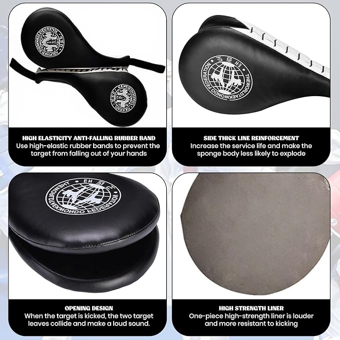 Taekwondo Pads 2 Szt. Karate Kickboxing Target Pad Trwałe Tae Kwon - obrazek 7