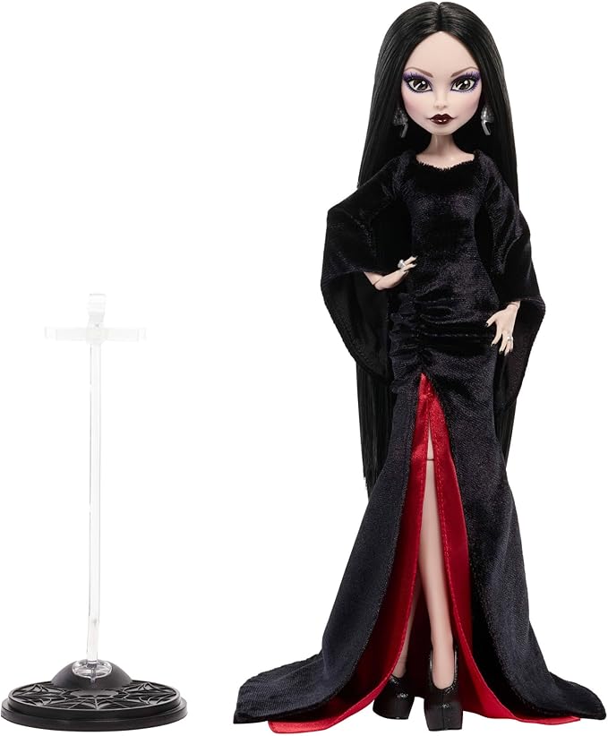 Monster High x Wednesday Lalka Morticia Addams - obrazek 3
