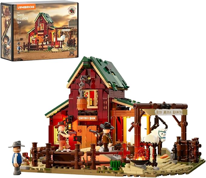 LUMIBRICKS Wild West Ranch Duel zestaw klocków zaciskowych
