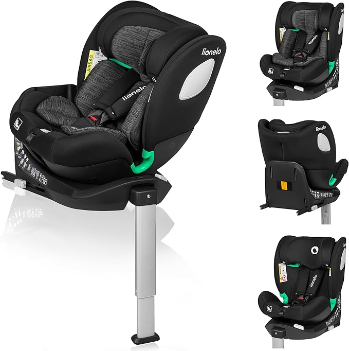 Lionelo LO-BRAAM I-SIZE BLACK CARBON Fotelik Samochodowy