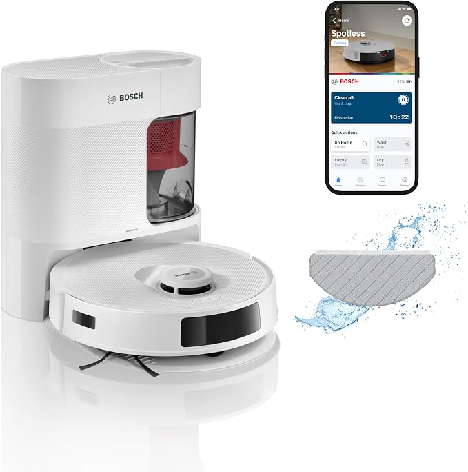 Bosch Spotless+ Robot sprzątający, BCRD1W, biały - obrazek 3