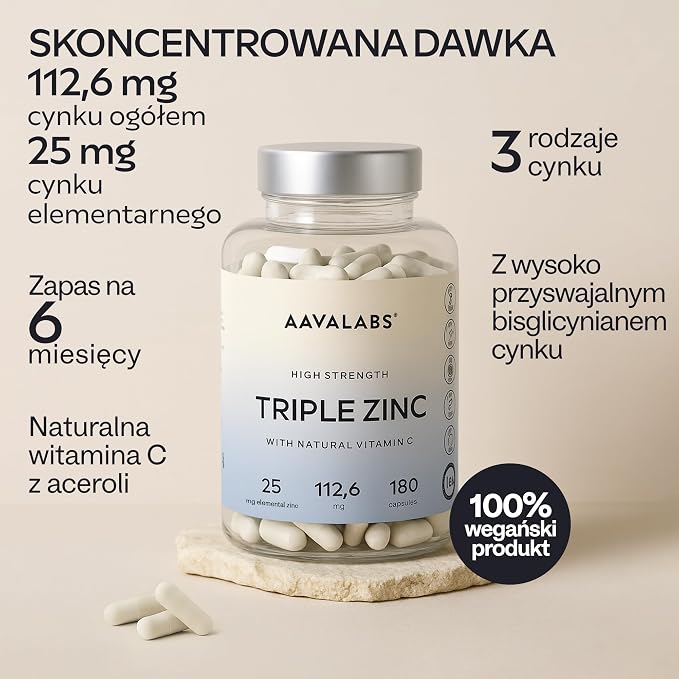 AAVALABS® Potrójny Cynk Maksymalna Moc - obrazek 2