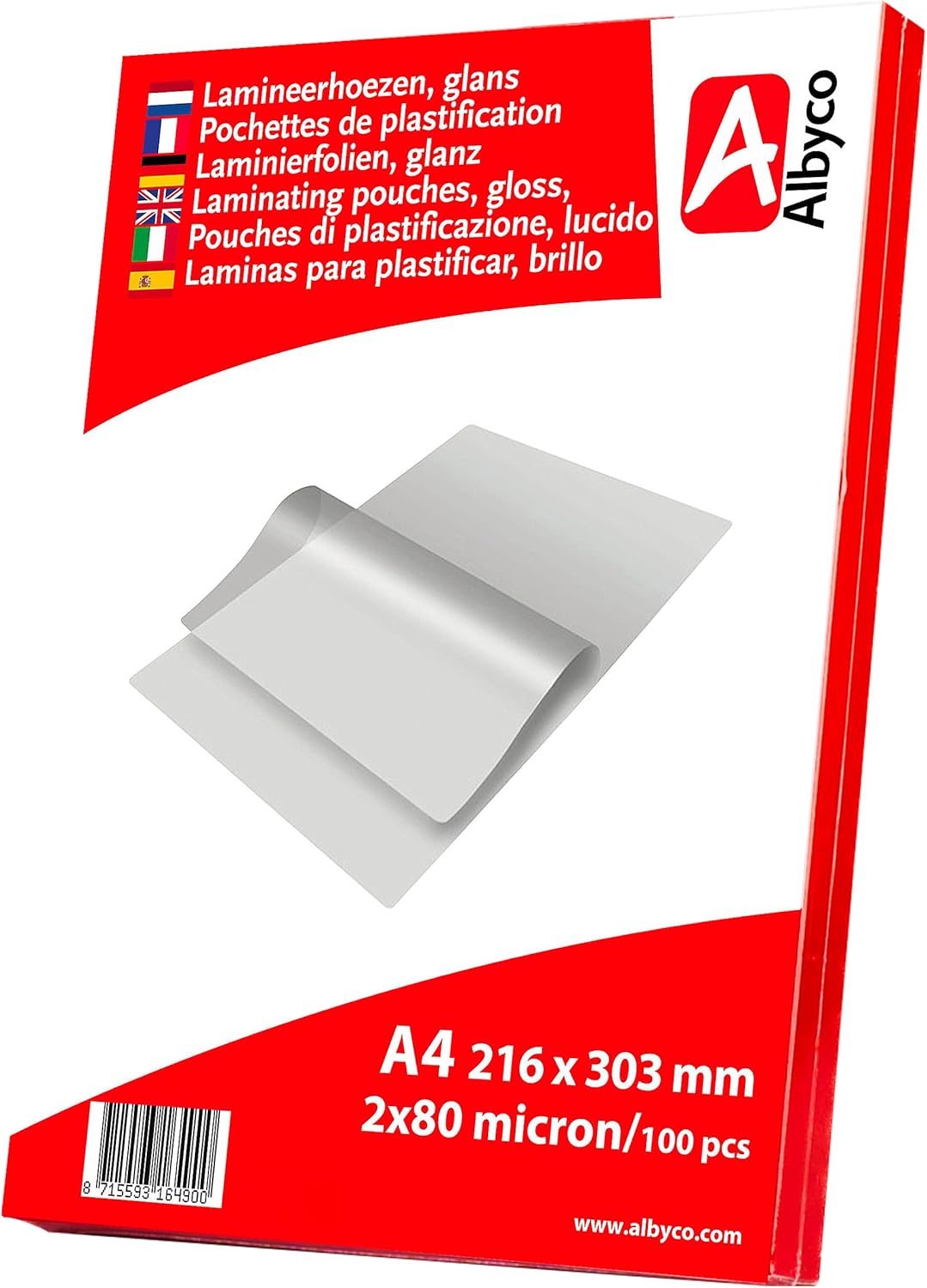 Albyco AMLSA480100 Folia do Laminowania - obrazek 2